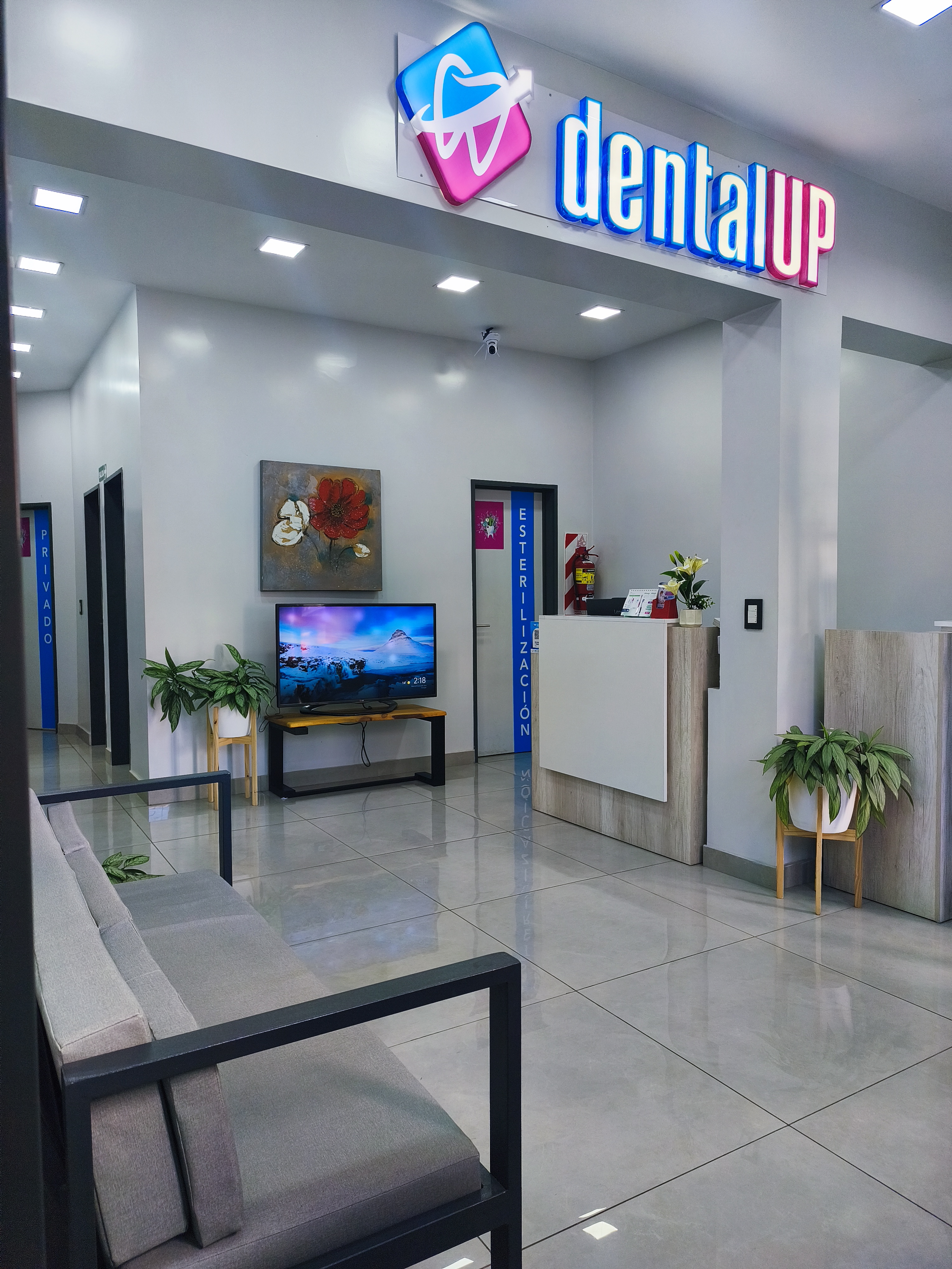 Recepción de DentalUP